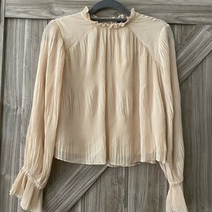 Zara- Pleated Blouse